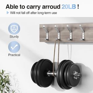 <b>Wall</b> Mounted Coat <b>Hook</b> Metal <b>Wall</b> Hanger <b>for</b> Closet Organisation <b>for</b> Hanging Towel Hat <b>Key</b> Clothes With Stainless Steel - Product Image 6