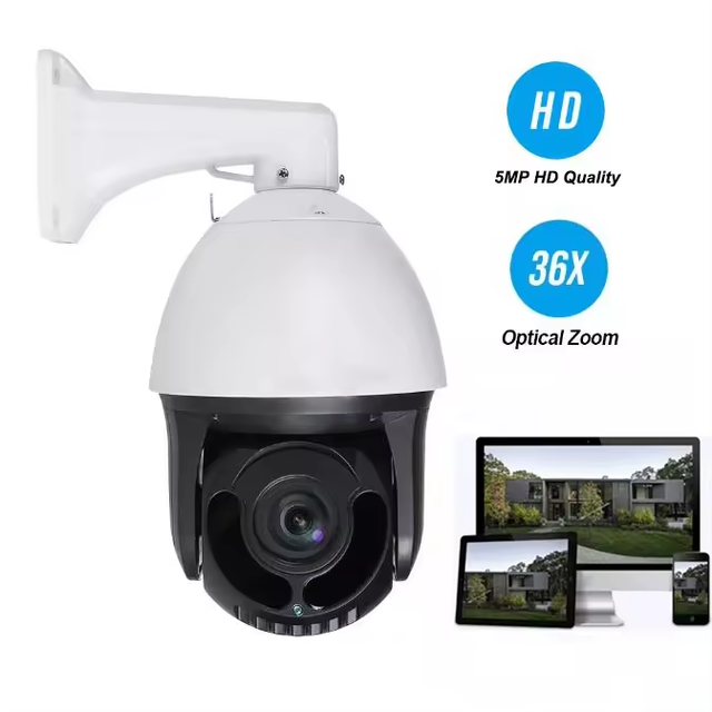 Outdoor PTZ Camera 8MP High Definition 20X 36X Optical Zoom Survei Llance Security Camera