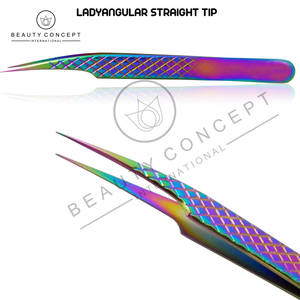 Multi Color Buena calidad Hecho a mano Acero inoxidable OEM Servicio Mejor proveedor Pinzas para pestañas por Beauty Concept International - Product Image 4