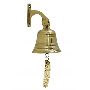 Cloches en laiton avec poignée, nouveau Design, cloches nautiques de haute qualité, inde - Product Image 3