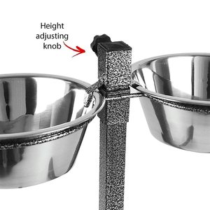 Wholesale Petware Products Cheap Custom Logo Dog Bowl Pet Feeding Food Bowls Stainless Steel Metal Feeders Pet Dog Bowl - Product Image 3