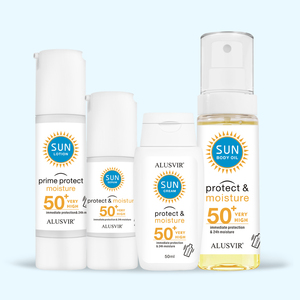 Set de Barra de Protección <span class=keywords><strong>Solar</strong></span> y Sérum Facial con Vitamina C de Marca Privada, SPF 50, con Protección UV que Realza la Luminosidad - Product Image 1
