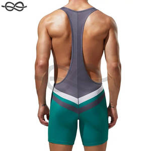 Body sans couture pour hommes Maillot de lutte Sous-vêtements respirants Justaucorps Combinaison une pièce Gilet Confort et performance - Product Image 2