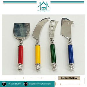 ชุดชีสด้ามจับเรซินสแตนเลสสตีลสำหรับใช้ในโรงแรมดีไซน์ใหม่ได้อย่างยั่งยืนปลอดภัยสำหรับอาหารส่งตรงจากโรงงาน - Product Image 3