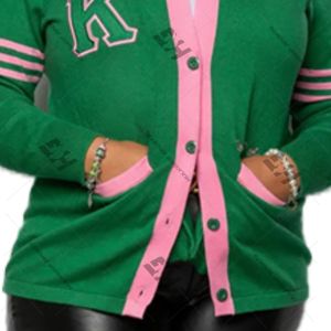 เสื้อคาร์ดิแกนถักไหมพรมสำหรับผู้หญิง ทรงหลวม หลายสีให้เลือก ป้องกันขนร่วง ป้องกันรอยยับ  รับสกรีนโลโก้ด้านหน้า - Product Image 6