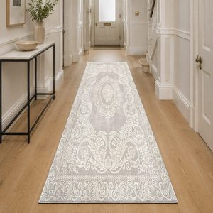 RUGS DEPOT LXDP-0739 Wholesale Multicolor Neutral Contemporary Geometric Digital Printed Machine Washable Chenille Rug Non <b>Slip</b> - Product Image 5