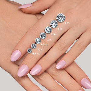 Anillo de Compromiso con Diamante Cultivado en Laboratorio de Corte Redondo de 1.6 Quilates, Certificado IGI, Oro Blanco/Amarillo/Rosa de 14 Quilates, Estilo U-Pave, Joyería Fina - Product Image 4