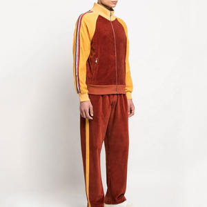 Fashion Custom Thick Long Sleeve Casual Two Pieces Set <b>Tracksuit</b> With Hooded for Men Velvet <b>Tracksuit</b> For Sale - Product Image 5