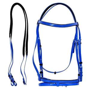 Licol pour cheval en PVC avec bride, double bride pour cheval de course, disponible en gros - Product Image 1