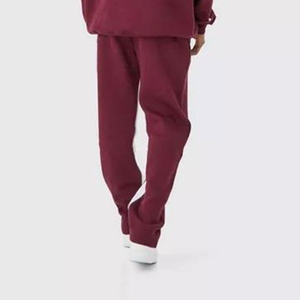 Costume de jogging personnalisé pour hommes, deux pièces, en coton et polyester, tenue de sport avec capuche, motif solide DTF/DTG, sublimation strass - Product Image 6