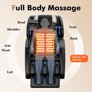 Sillón de Masaje Inteligente para Uso Doméstico, Tipo SL de Doble Riel, Sillón de Masaje Multifuncional Tipo Cubo Espacial - Product Image 5