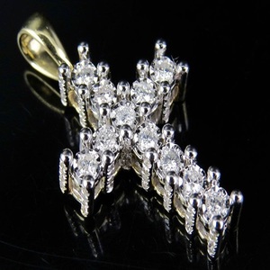 Bling Iced Out Men Women Jewelry Gift 925 <b>Sterling</b> <b>Silver</b> Christian <b>Pendant</b> VVS Moissanite <b>Cross</b> <b>Pendant</b> For Party Wear - Product Image 1