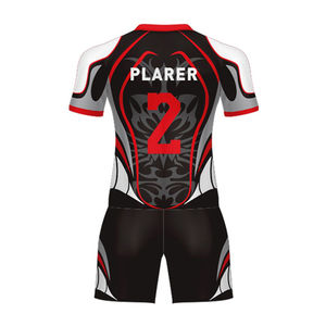 Uniforme de Rugby Personalizado de Alta Calidad, 100% Poliéster, Impresión por Transferencia de Calor, Transpirable, Antibacteriano, Secado Rápido, Ecológico, Último Modelo - Product Image 3