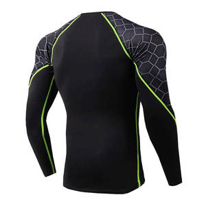 Wholesale Custom Logo Long Sleeve <b>Rashguard</b> Spearfishing Compression Shirt Boxing <b>Bjj</b> Mma Surf Jiu Jitsu Rash Guard - Product Image 6
