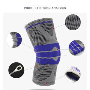 Manchon de genou d'haltérophilie à bas prix fabriqué en usine manchon de soutien du genou de bonne couleur pour la dynamophilie - Product Image 4