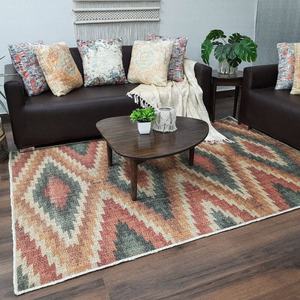 9x12 bleu marine Oushak tapis surdimensionné grand tapis turc avec motif abstrait beige abstrait à motifs ottoman tapis turc - Product Image 1