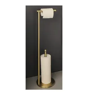 सोने 2023 रंग स्टैंड टिशू पेपर धारक स्टेनलेस स्टील रसोई बाथरूम शौचालय रोल स्थायी कागज तौलिया धारक