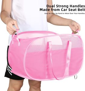 OEM Factory Multifunction Collapsible Tear Proof Pop <b>Foldable</b> <b>Laundry</b> <b>Baskets</b> with Dual Handles Durable Design - Product Image 6