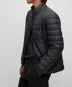 Chaqueta Bomber de Invierno para Hombre, Estilo Urbano, Tallas Grandes, OEM/ODM, Alta Calidad, Ligera, Bloques de Color, Impermeable, de Lona - Product Image 5