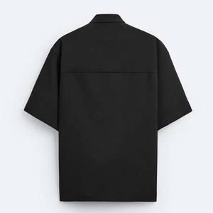 Camisetas Polo informales ajustadas de alta calidad para hombre 2024 100% algodón Turn Down Collar transpirable en blanco con cremallera para hombre - Product Image 2