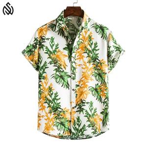 เสื้อฮาวายแขนสั้นสำหรับผู้ชายเสื้อออกแบบได้ตามต้องการสำหรับฤดูร้อน - Product Image 2