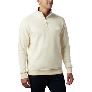 Alta calidad 100% algodón hombres Invierno Polar ropa Formal profesional venta al por mayor 1/4 Zip pulóver sudaderas Color sólido sudaderas con capucha - Product Image 3