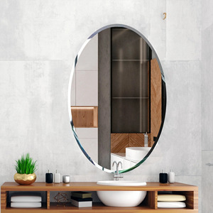 Contemporary Oval <b>Mirror</b> Simple and Chic Wall Accent Luxury Oval Wall <b>Mirror</b> Modern Design for Sophisticated Spaces - Product Image 1