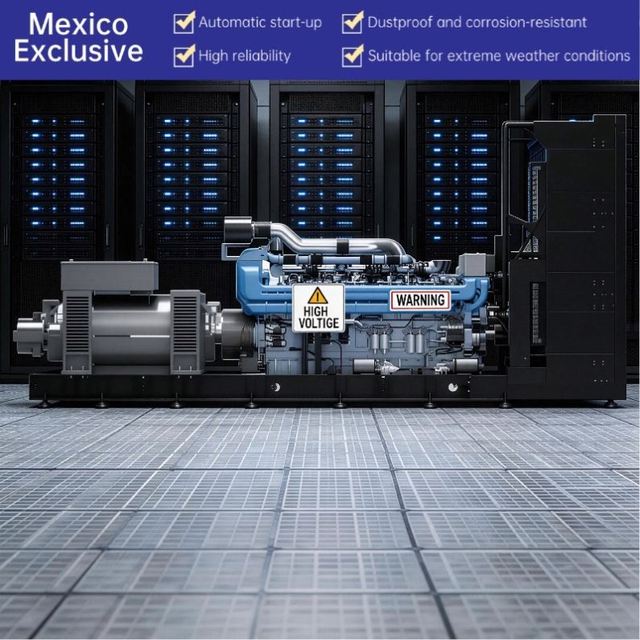 Mexico Exclusive  Backup Generator, 3-phase 400V, 2000kW, for Data Centers diesel Generators Sets