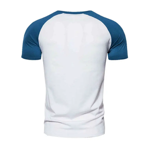 Logo personnalisé de haute qualité col rond blanc à manches courtes 100% coton plaine hommes t-shirt grande taille vêtements t-shirt - Product Image 2