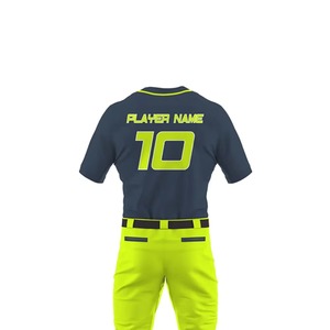 Vente en gros d'uniformes de softball 100% polyester, nom d'équipe personnalisé, vêtements de sport, maillot de softball, ensembles de hauts de baseball, vente en gros de vêtements de softball - Product Image 6