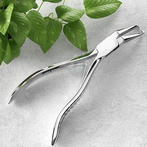 Alicates para extensiones de cabello Nano y I Tip (Microperlas) Extensiones de cabello Acero inoxidable negro - Product Image 6