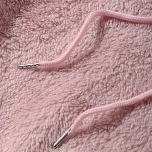 <b>Men's</b> Heavyweight Oversized Cotton <b>Sherpa</b> <b>Hoodie</b> Custom Logo Embroidered Blank Fleece French Terry Winter Season Price - Product Image 4