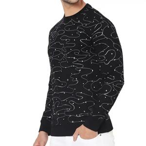 Sudadera con capucha de alta calidad para hombre, letra personalizada impresa, gráfico, cuello redondo, tela de lana ODM bordada, Invierno sólido - Product Image 4