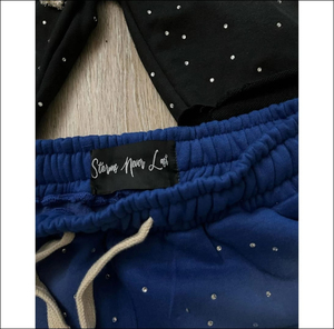 Bas quantité minimale de commande hommes Shorts Logo personnalisé sérigraphie broderie Patch strass soleil délavé haute qualité 100% coton Streetwear Shorts - Product Image 5