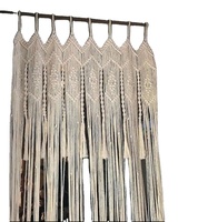 Tirai pintu dapur, tirai pintu manik-manik, tirai pintu Macrame, latar belakang pernikahan besar, permadani gantung dinding