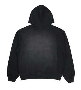 Hoodie en molleton surdimensionné à col pull, couleur unie, respirant, effet délavé, design OEM personnalisé, faible MOQ, confortable, décontracté, tendance - Product Image 6