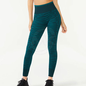 Legging de sport pour femme, taille mi-haute, respirant, sans couture, en Spandex/Polyester, imprimé par sublimation, le plus vendu - Product Image 4