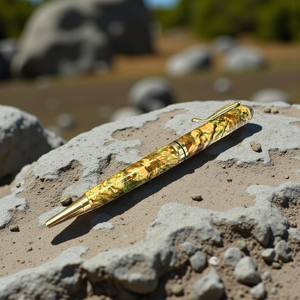 Stylo élégant Aquamarine 0,7 mm, parfait pour les cadeaux d'entreprise, les signatures et la personnalisation - Product Image 6