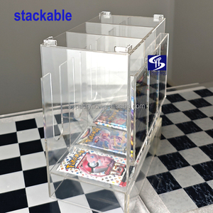 Vente d'usine SYP Distributeur en acrylique transparent pour les boosters Pokémon <span class=keywords><strong>Soleil</strong></span> & <span class=keywords><strong>Lune</strong></span> Brûlantes Ombres Affichage Distributeur <span class=keywords><strong>de</strong></span> paquets <span class=keywords><strong>de</strong></span> cartes en acrylique - Product Image 5