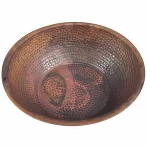 Bol de pédicure Spa en cuivre de Style post-moderne Design en relief poli brillant de qualité supérieure fait à la main à vendre bol Spa - Product Image 1