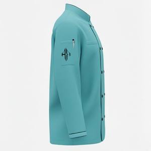 Uniforme de Hotel para Hombre de Manga Larga, Corte Regular, Estampado Digital de Color Sólido, Alta Calidad, Poliéster/Algodón 2026, por RIVIAN ATLANTIC - Product Image 2