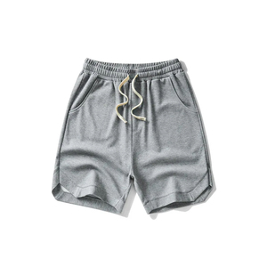 Pantalones cortos de algodón de verano para hombre, pantalones deportivos informales de baloncesto de cinco cuartos, pantalones Retro de pierna ancha, sueltos, elásticos, diseño Diagonal de moda - Product Image 4