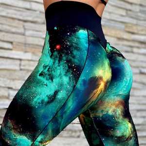 Mallas de entrenamiento para gimnasio con estampado personalizado para mujer, mallas, pantalones de Yoga, deportes de compresión - Product Image 2