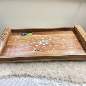 Classic Mother of Pearl <b>Chocolate</b> Serving Tray Handcrafted Serving Tray for <b>Ramadan</b> Decorations 2025 Wholesale From Vietnam FWE - Product Image 3