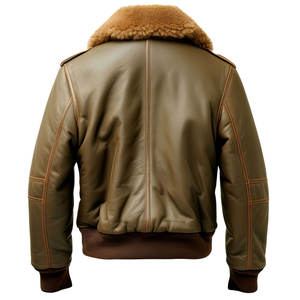 2024 vestes en cuir de haute qualité hiver hommes col montant extérieur conception personnalisée plusieurs poches - Product Image 2