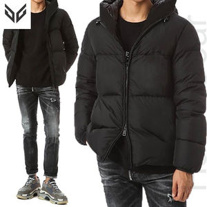 Veste rembourrée professionnelle pour hommes coupe ajustée pour l'hiver Utilisation en plein air Tissu en toile personnalisable Style High Street - Product Image 3