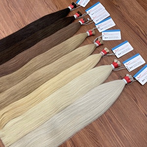 Paquetes de Cabello Humano Remy Vietnamita 100% Natural al por Mayor – Colores Personalizados, Extensiones a Granel de 100g (Listo para Enviar) - Product Image 1