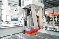Structure lourde 2130 imbrication CNC découpeuse de bois multi-tête rangée forage 3 axes disque ATC CNC routeur Machine pour meubles