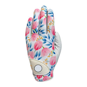 Gants de golf pour hommes et femmes fournisseur en gros OEM Logo personnalisé Cabretta cuir poignée flexible respirant léger design durable - Product Image 5