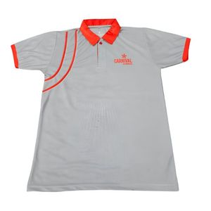 Mens Grey Dri Fit Half Sleeve Promotional <b>Collar</b> <b>T</b> <b>Shirt</b> Casual Gym Workout Wholesale Supplier for best Price - Product Image 1